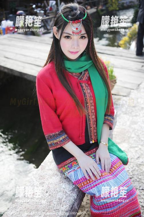 MyGirl美媛馆 - 分享任莹樱的长腿，约会我腿美吗？